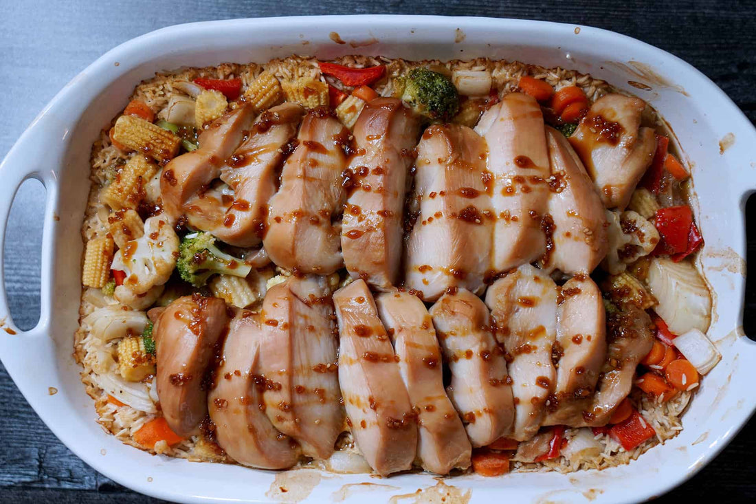 Baked Teriyaki Chicken and Rice Recipe - LGCM Dev