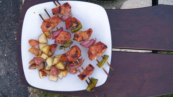 BBQ Teriyaki Pork Kabobs