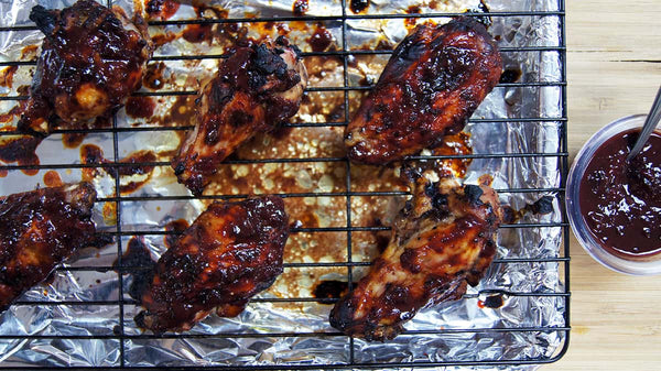 Cherry Sriracha Chicken Wings