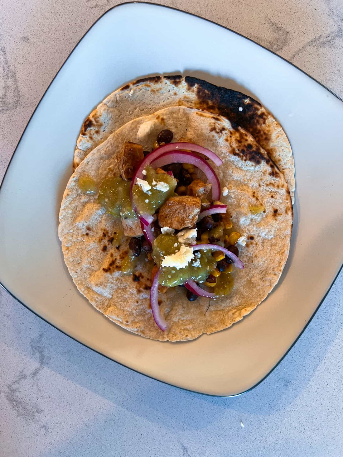 Chicken Tacos with Hatch Chile Salsa Verde - LGCM Dev
