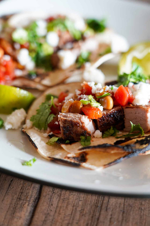 Crispy Pork Tenderloin Tacos