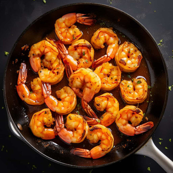 Easy Pan Seared Shrimp