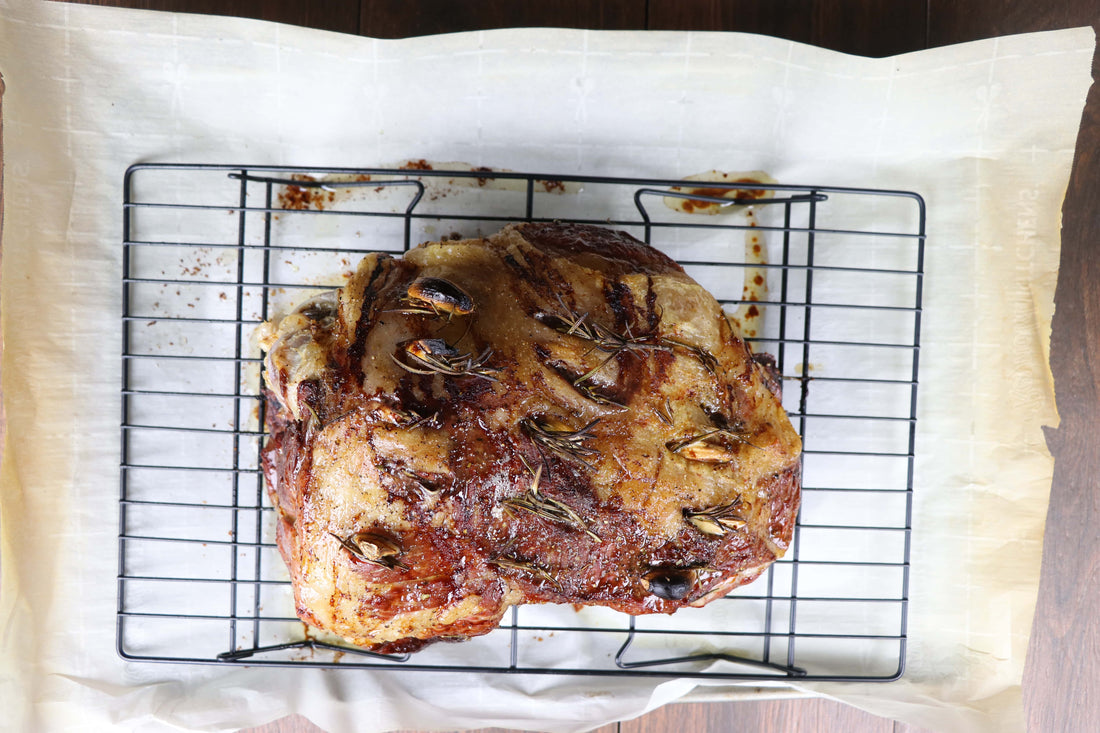 Garlic & Rosemary Studded Leg of Lamb - LGCM Dev