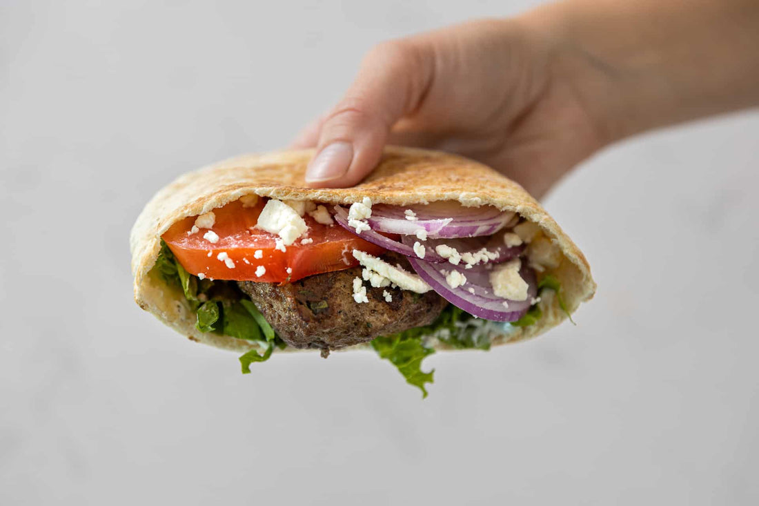 Greek Lamb Burger - LGCM Dev