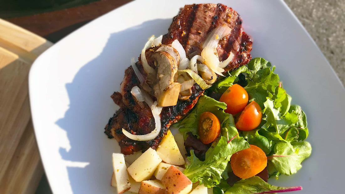 Grilled Steak & Mushrooms - LGCM Dev
