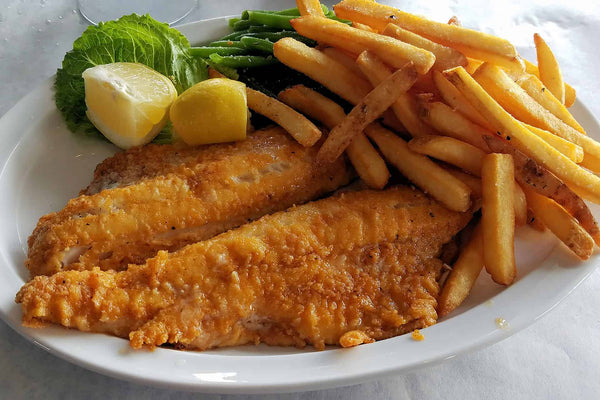 Honey Lemon Fried Walleye
