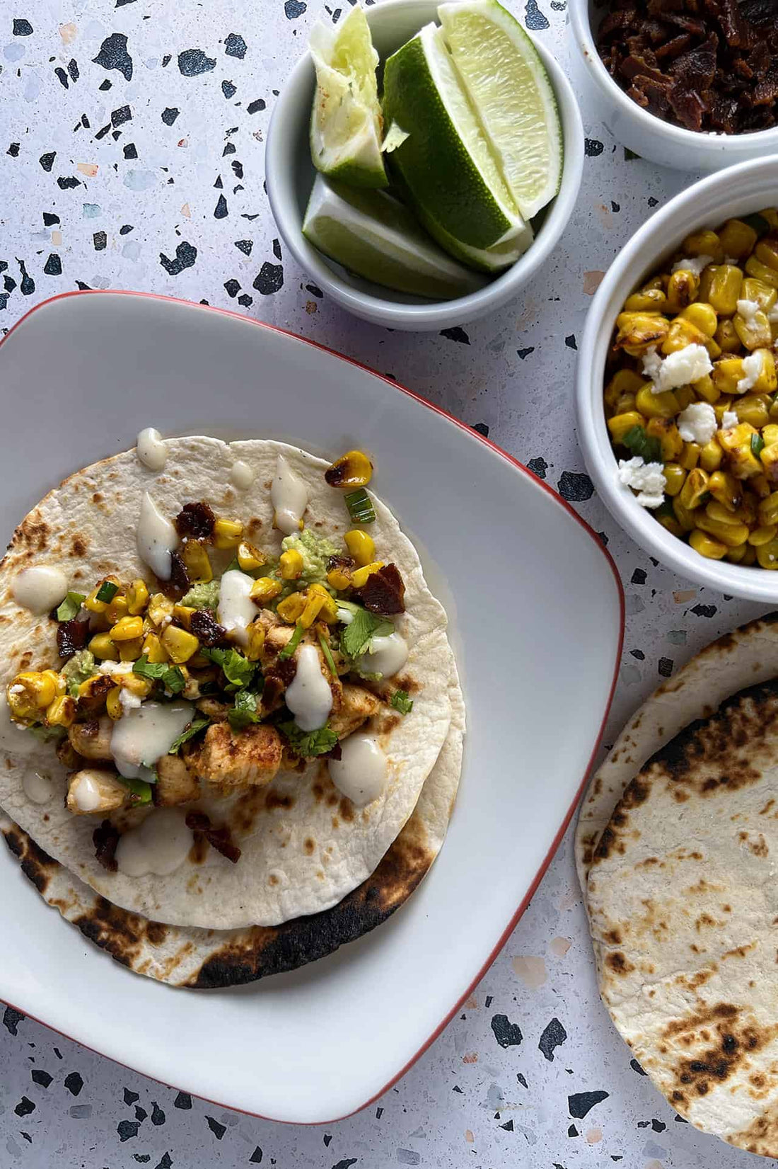 Mexican Street Corn Chicken Tacos - LGCM Dev