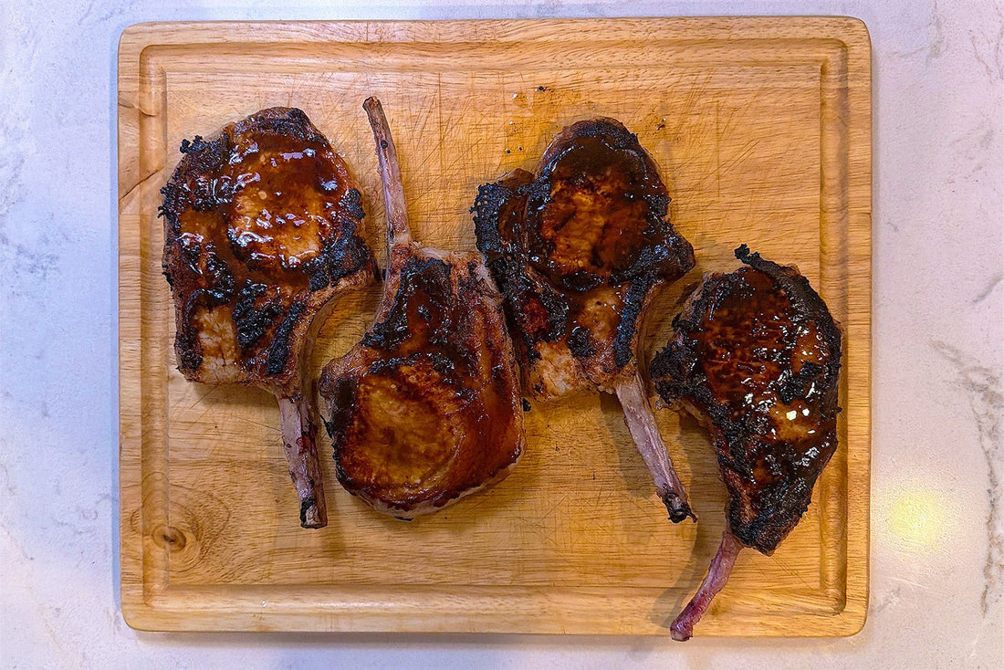 Miso-Glazed Pork Chops - Lake Geneva Country Meats