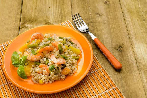 One Pot Shrimp and Orzo