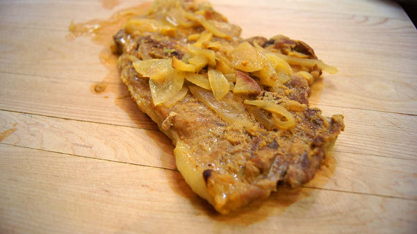 Pan Seared Apple Mustard Pork Steak Recipe