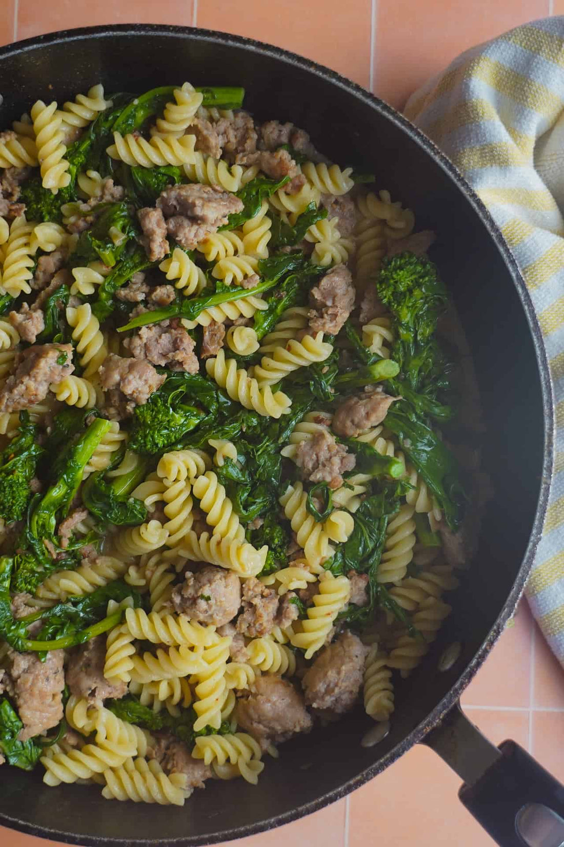 Pasta with Sausage and Broccoli Rabe - LGCM Dev