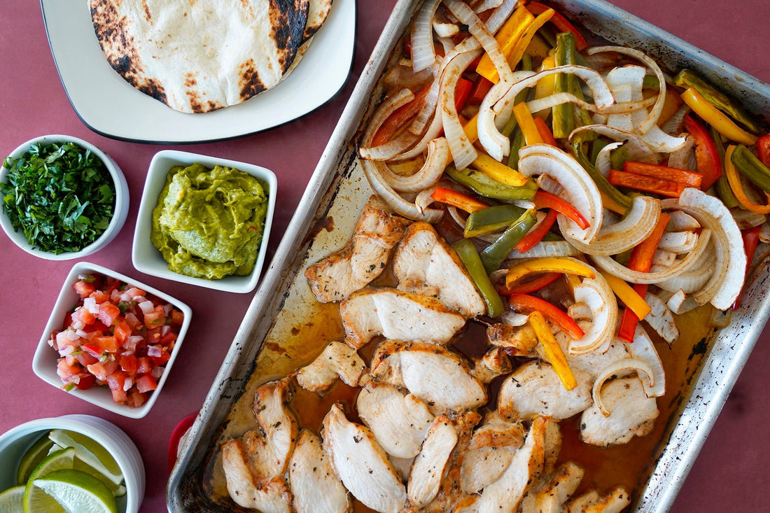 Sheet Pan Chicken Fajitas - Lake Geneva Country Meats