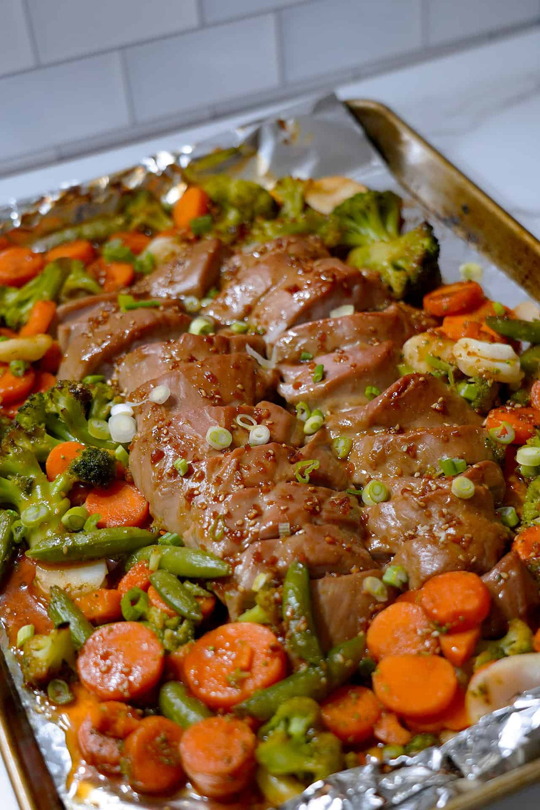 Sheet Pan Teriyaki Pork Tenderloin and Vegetables - LGCM Dev