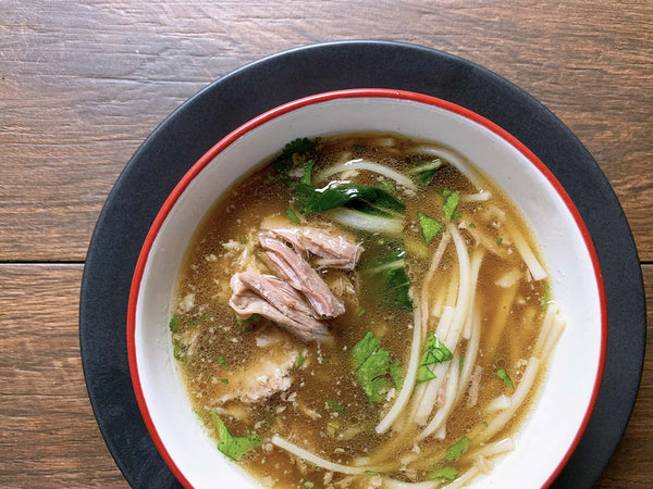 Slow Cooker Pork & Noodle Bowls