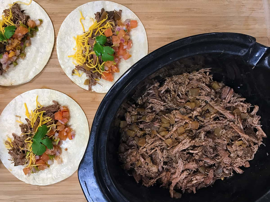 Slow Cooker Shredded Beef Tacos - LGCM Dev