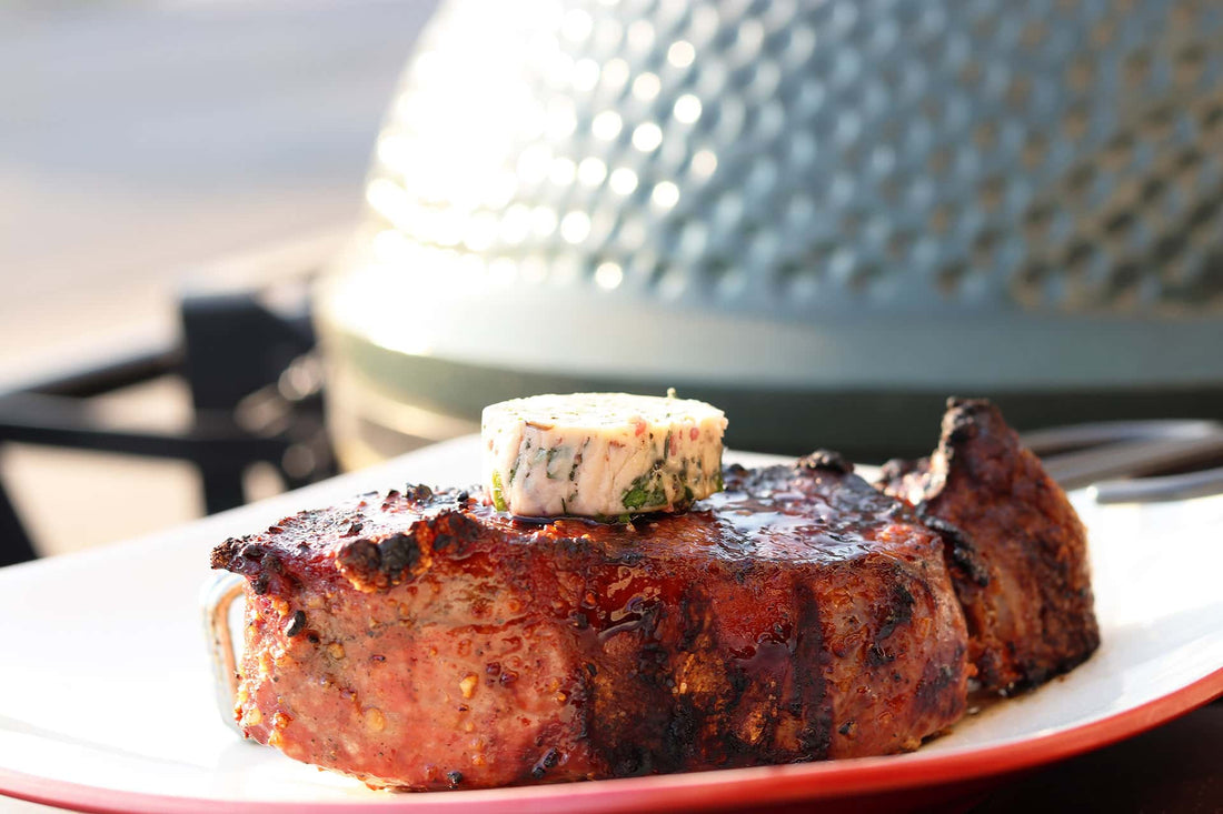 Strip Steak with Red Wine Compound Butter - LGCM Dev