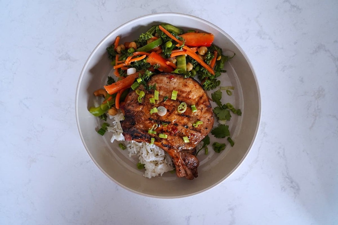 Thai Sweet Chili Pork Chops with Chopped Salad - LGCM Dev