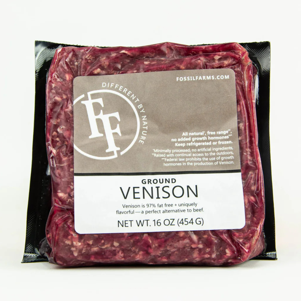 a brick of fossil farms ground venison
