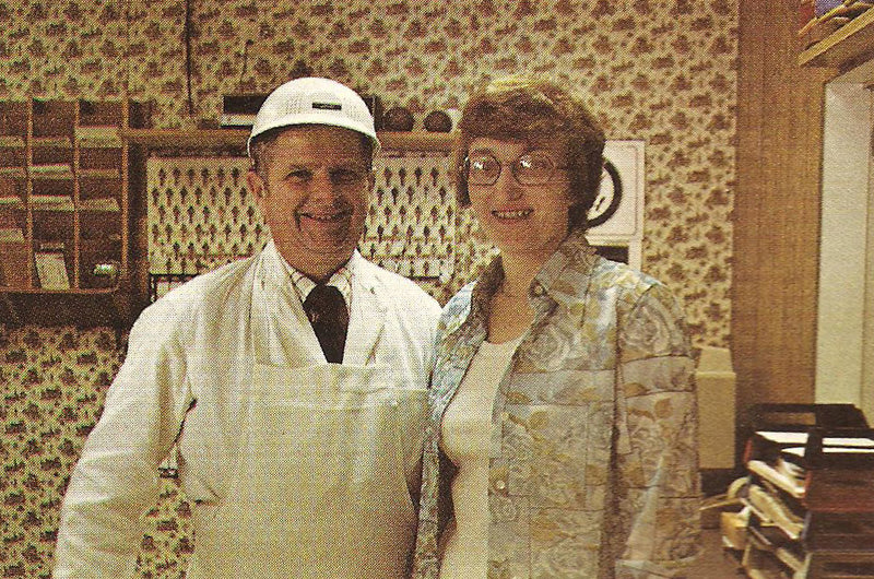 john and rita leahy in an office setting