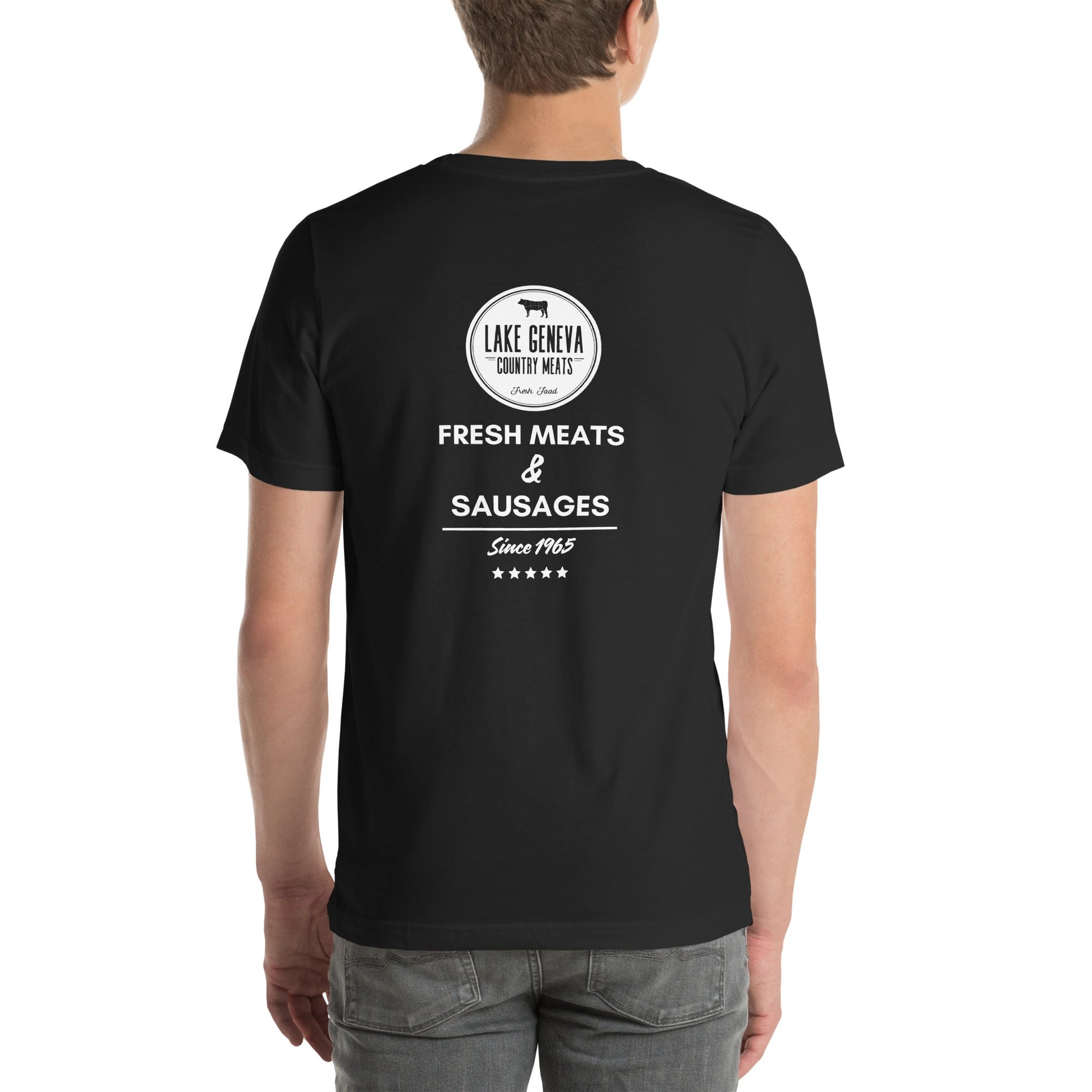 LGCM Fresh Meats & Sausages Since 1965 T-Shirt - Lake Geneva Country Meats