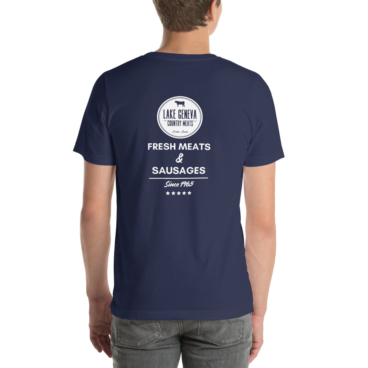 LGCM Fresh Meats & Sausages Since 1965 T-Shirt - Lake Geneva Country Meats