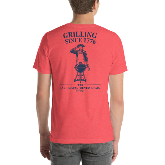 LGCM Grilling Since 1776 T-Shirt - Lake Geneva Country Meats