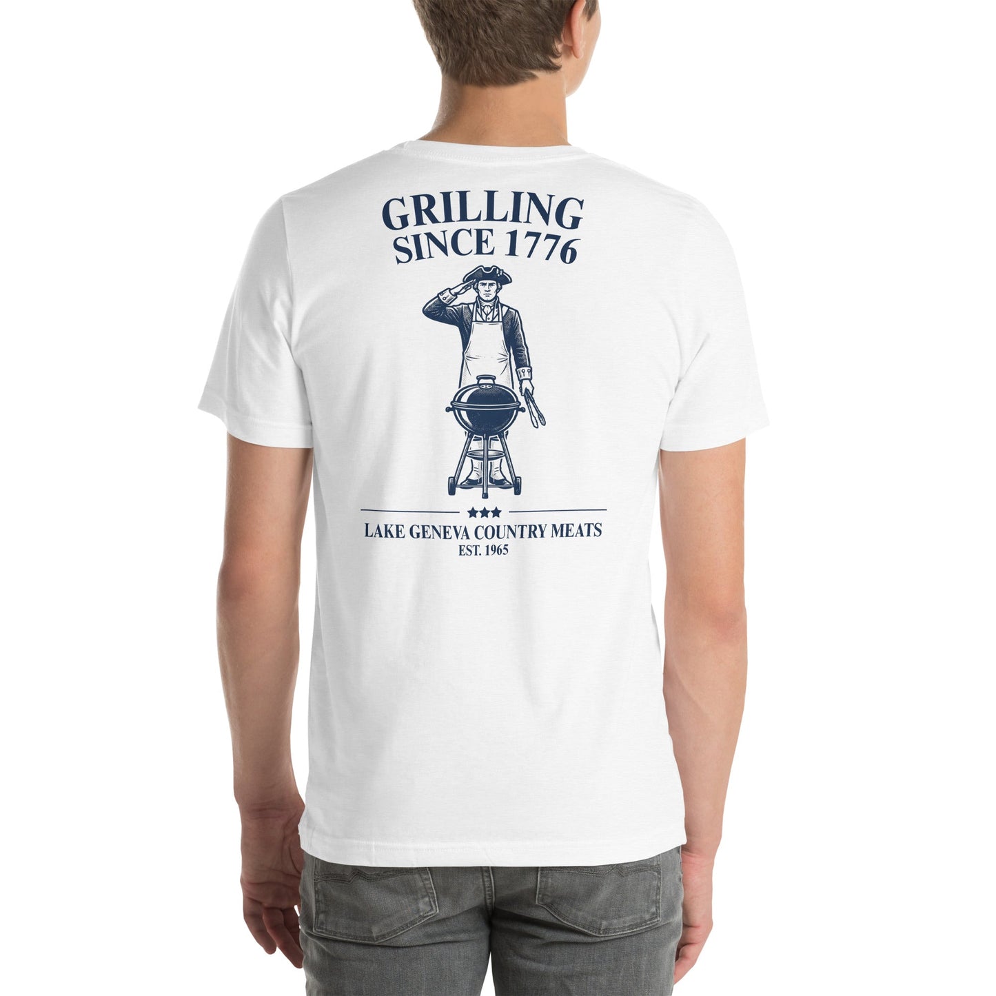 LGCM Grilling Since 1776 T-Shirt - Lake Geneva Country Meats