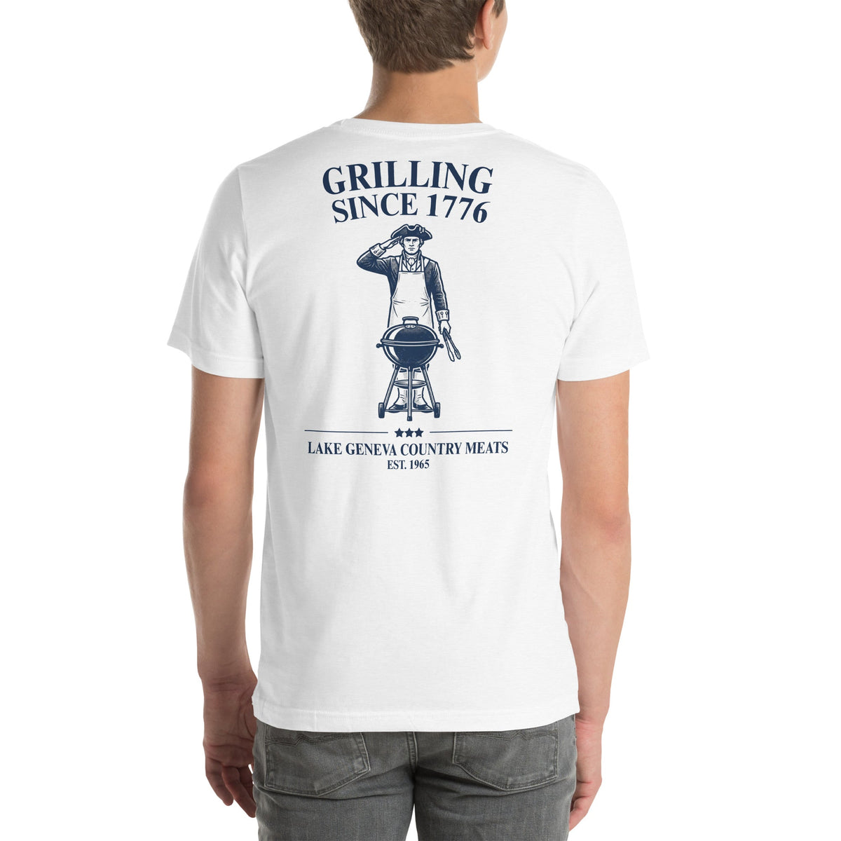 LGCM Grilling Since 1776 T-Shirt - Lake Geneva Country Meats