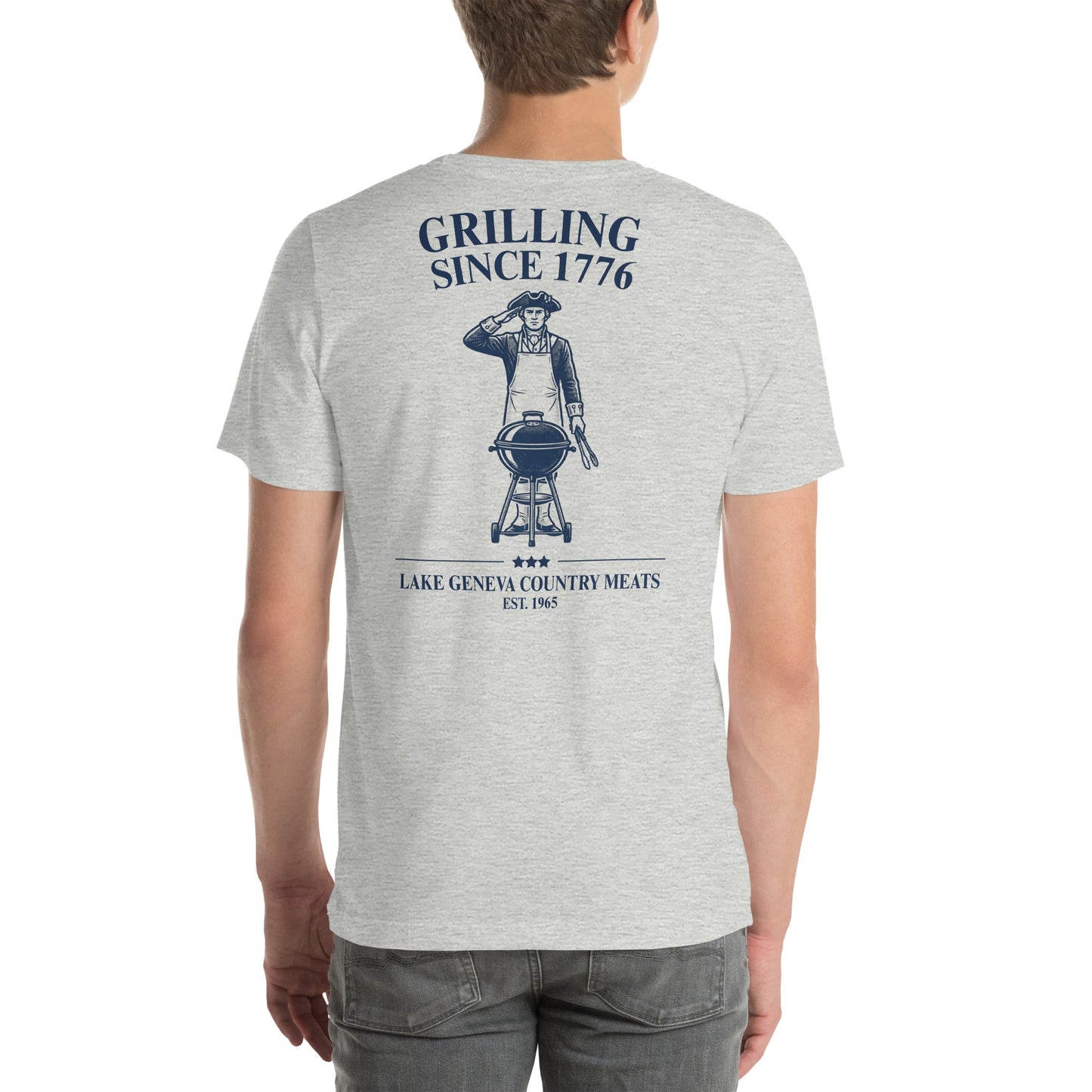 LGCM Grilling Since 1776 T-Shirt - Lake Geneva Country Meats