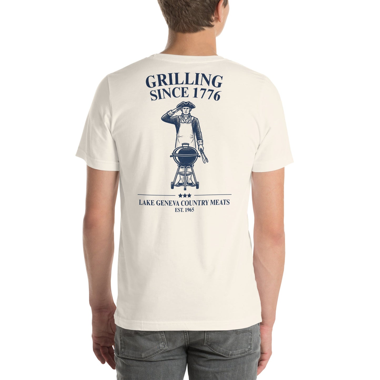 LGCM Grilling Since 1776 T-Shirt - Lake Geneva Country Meats