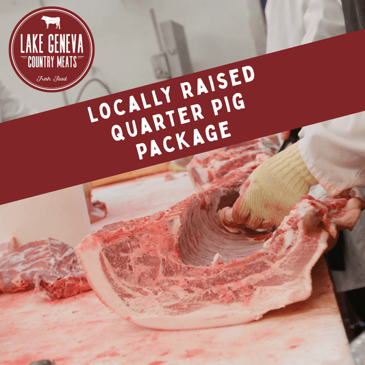 Locally Raised Quarter Pigs - July 2026 - Lake Geneva Country Meats