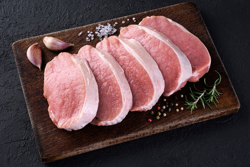 boneless pork chops with seasonings