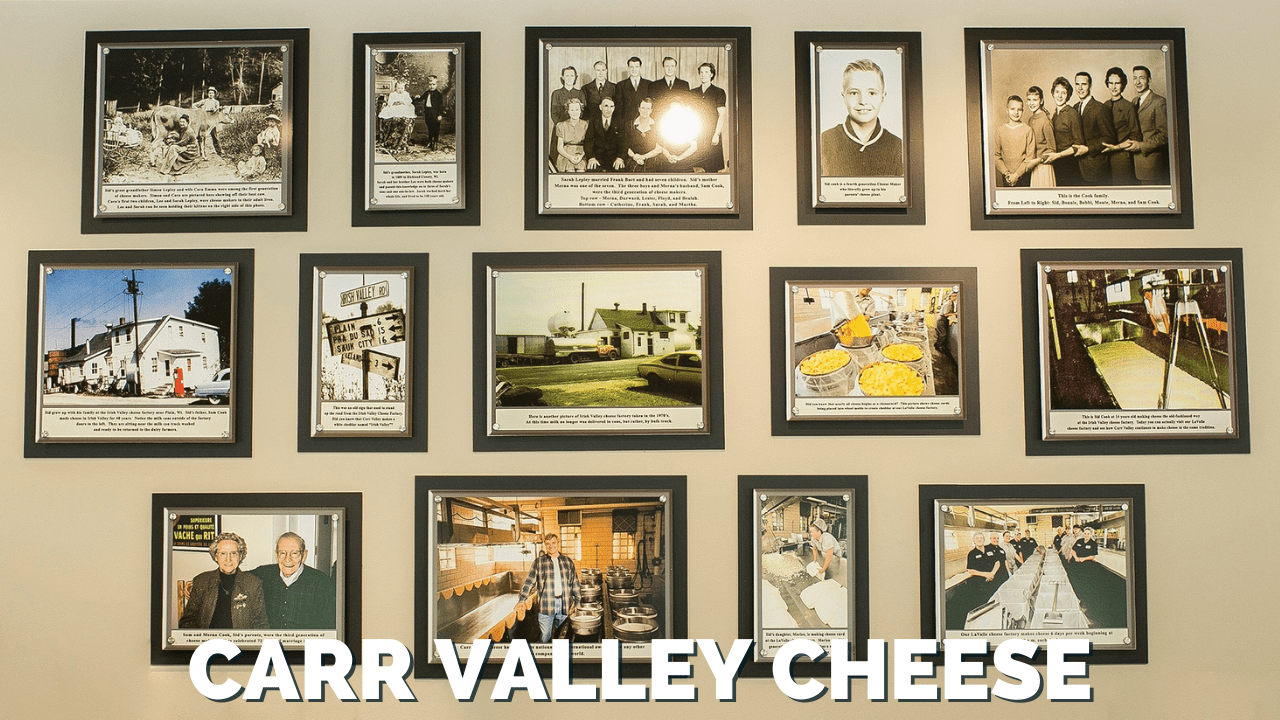 Carr Valley Cheese History Wall