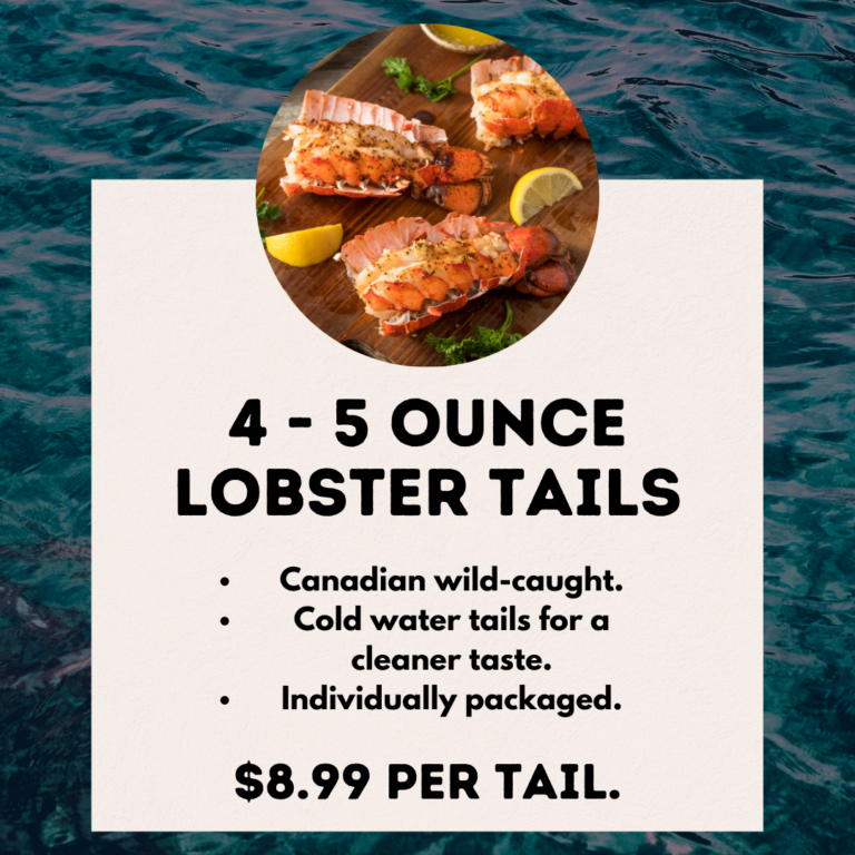 Celebrate the New Year with 1. 4-5 ounce lobster tail