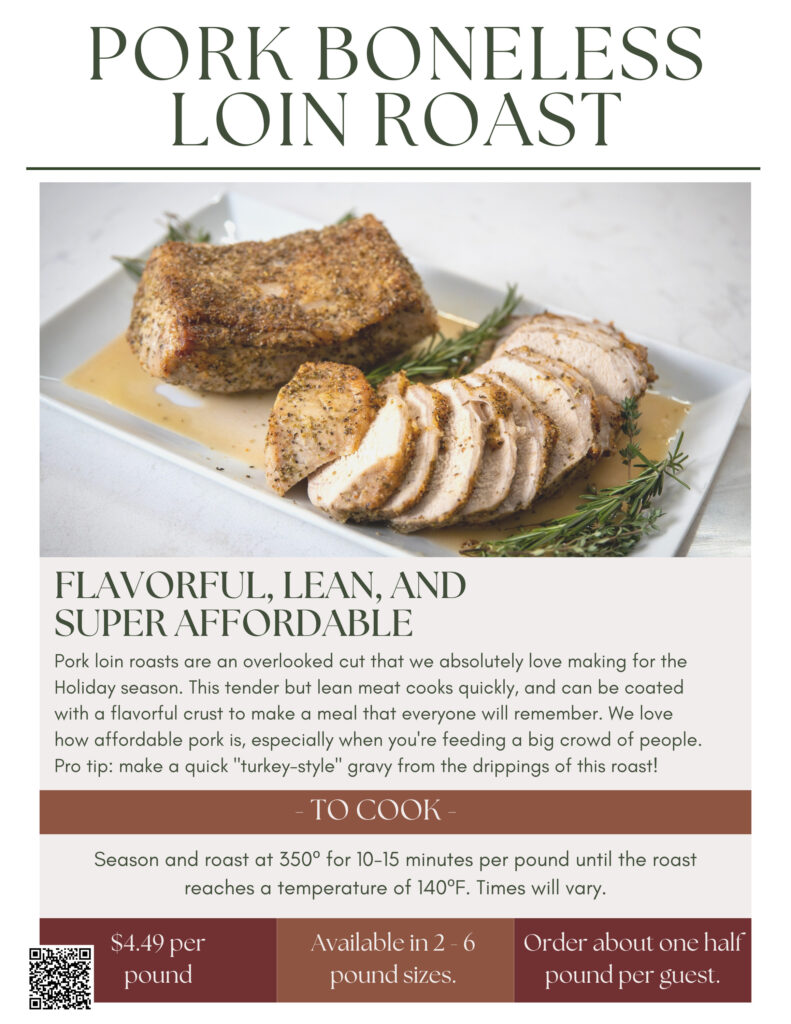 An LGCM Christmas 10 PORK LOIN