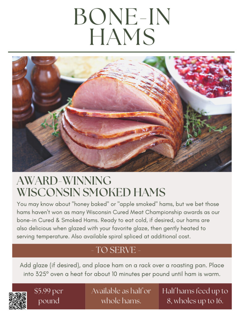 An LGCM Christmas 12 BONE IN HAM