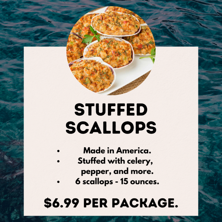 12. Stuffed Scallops