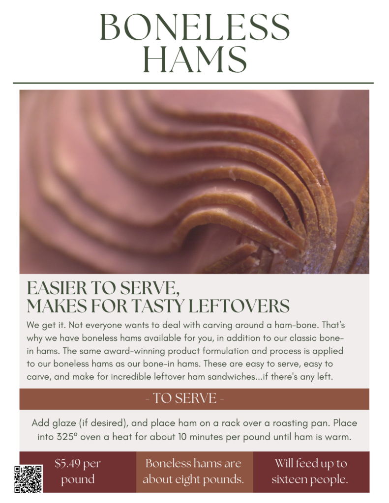 Celebrate the New Year with 13 BONELESS HAM