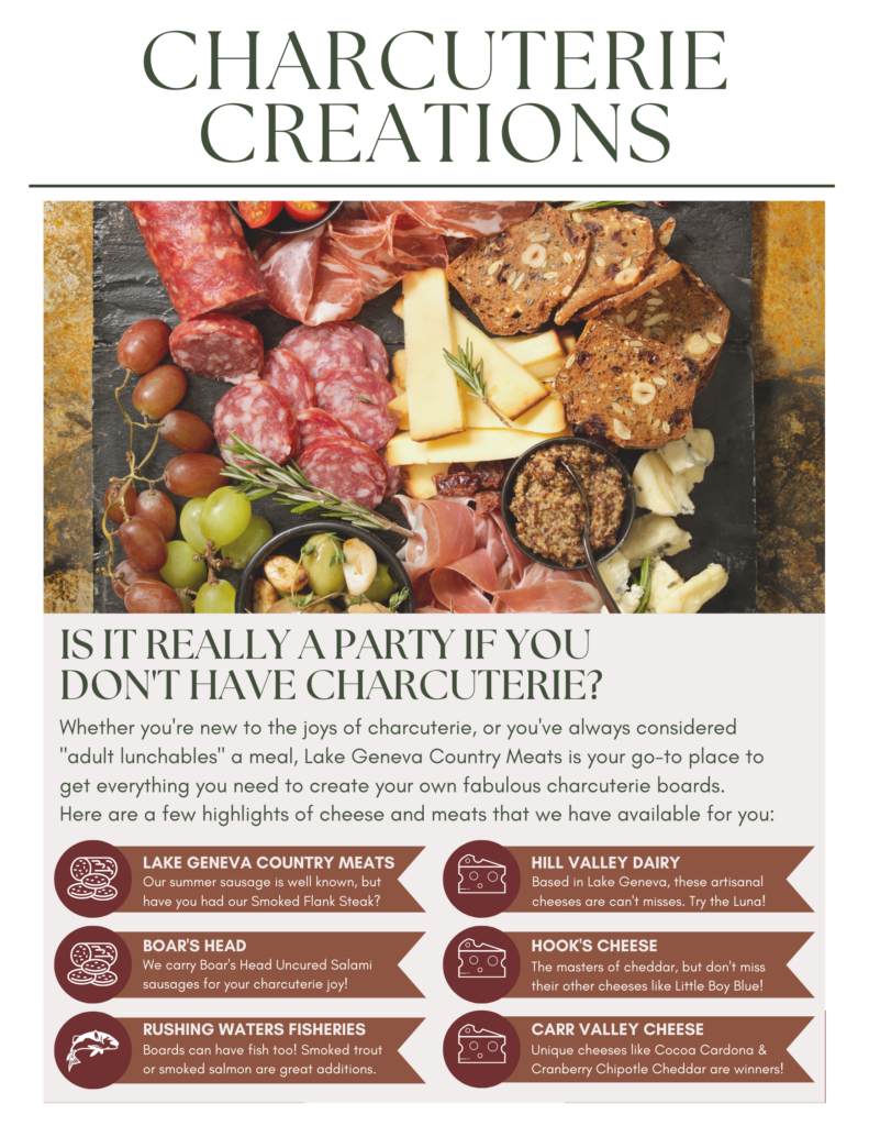 Celebrate the New Year with 18 CHARCUTERIE