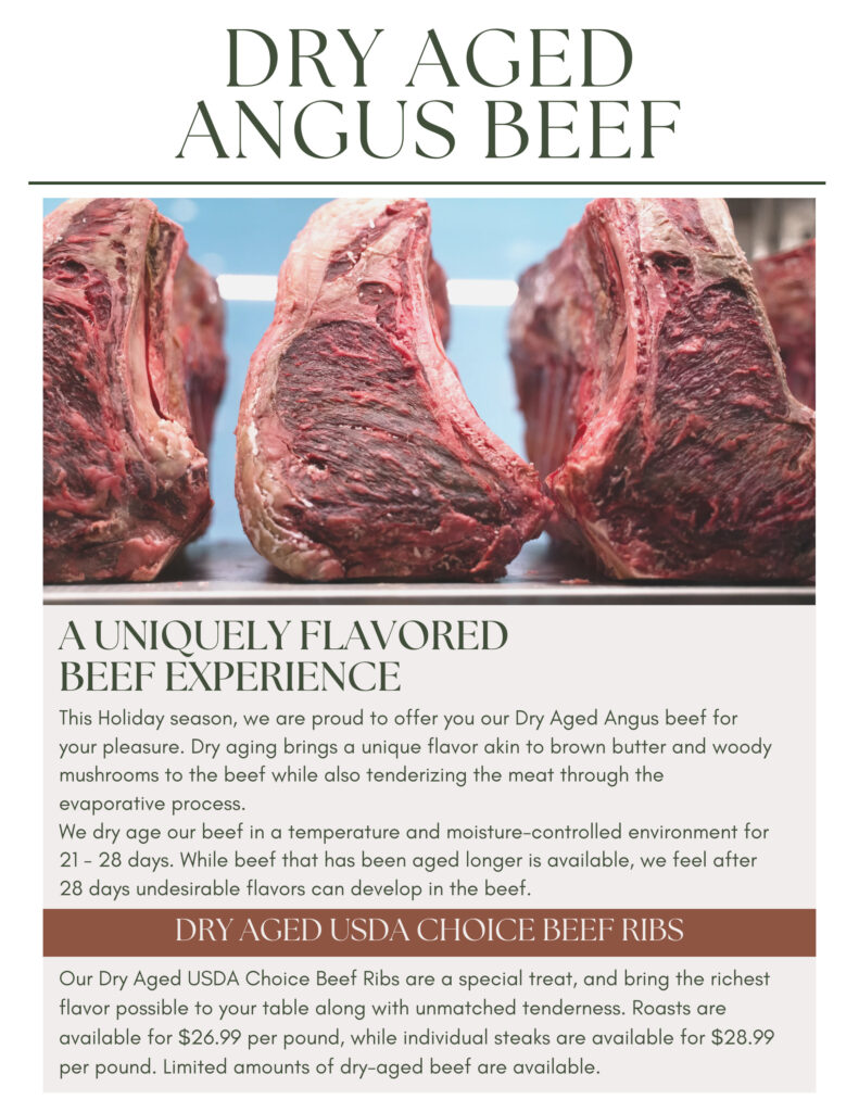 An LGCM Christmas 9 DRY AGED BEEF