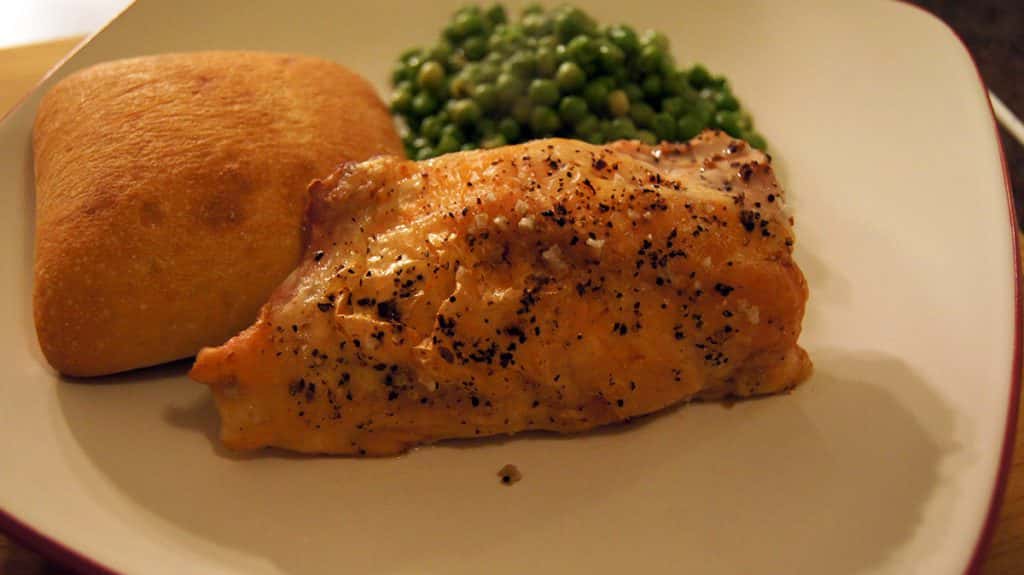 Crispy skin, juicy meat and a healthy baked cooking method! Cut up chickens make for a great meal!