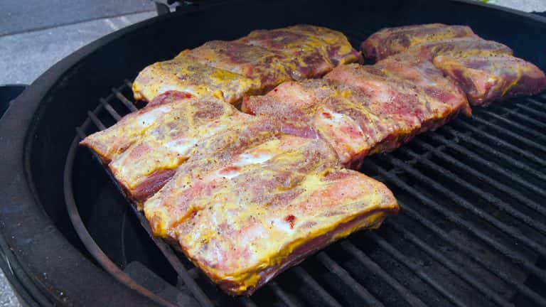 Smoked Beef Back Ribs with South Carolina BBQ Sauce