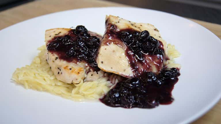 Blueberry Dijon Chicken Breast Cutlets