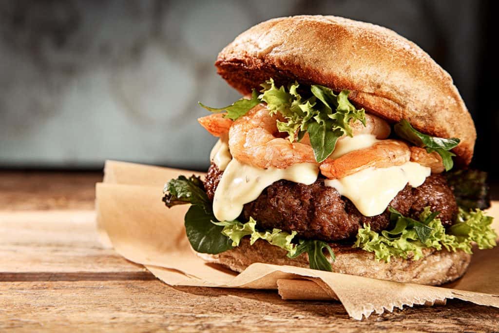 Cajun Shrimp Burger