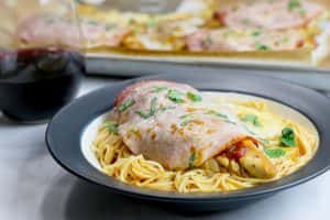 Chicken Ham and Cheese Bake