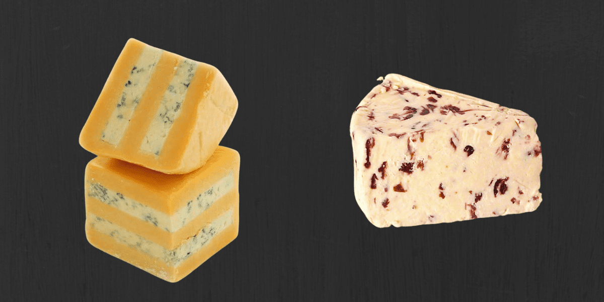 Two holiday cheese options