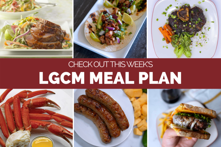 6 recipes for a weekly meal plan