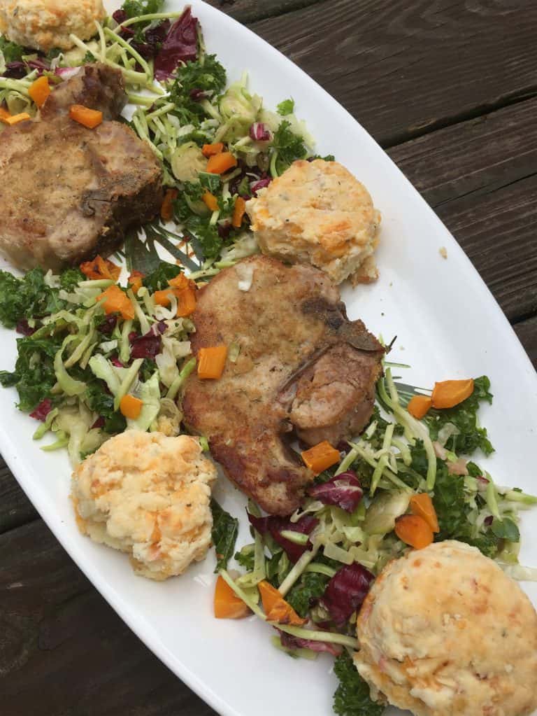 Mustard Breaded Pork Chops