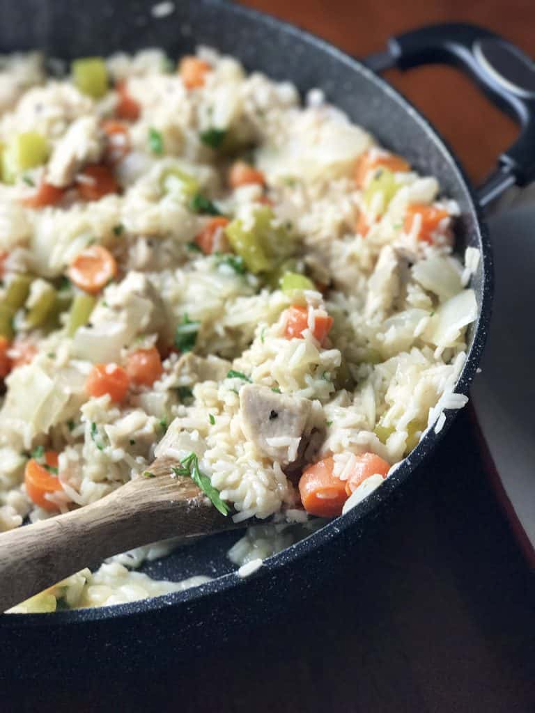 One Pot Creamy Chicken and Rice