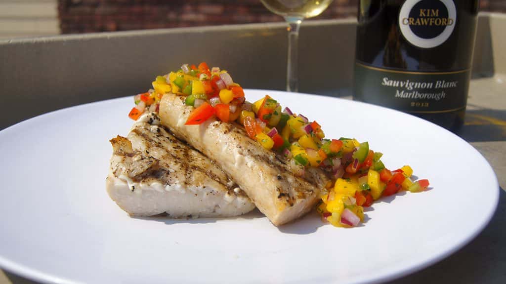 Grilled Mahi Mahi with Magno Salsa